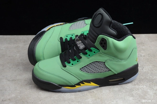 Ducks Jordan 5 Retro 454803-535 Oregon Air 0706